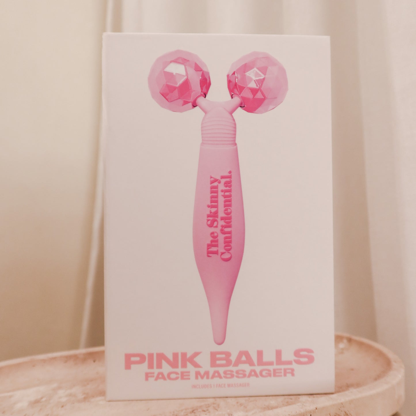 PINK BALLS face massager